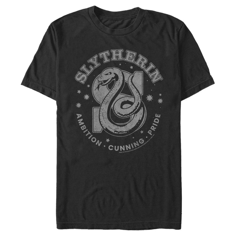 Men's Harry Potter Slytherin Ambition, Cunning, and Pride T-Shirt