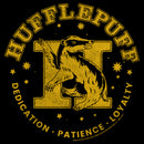 Men's Harry Potter Hufflepuff Dedication, Patience, and Loyalty T-Shirt