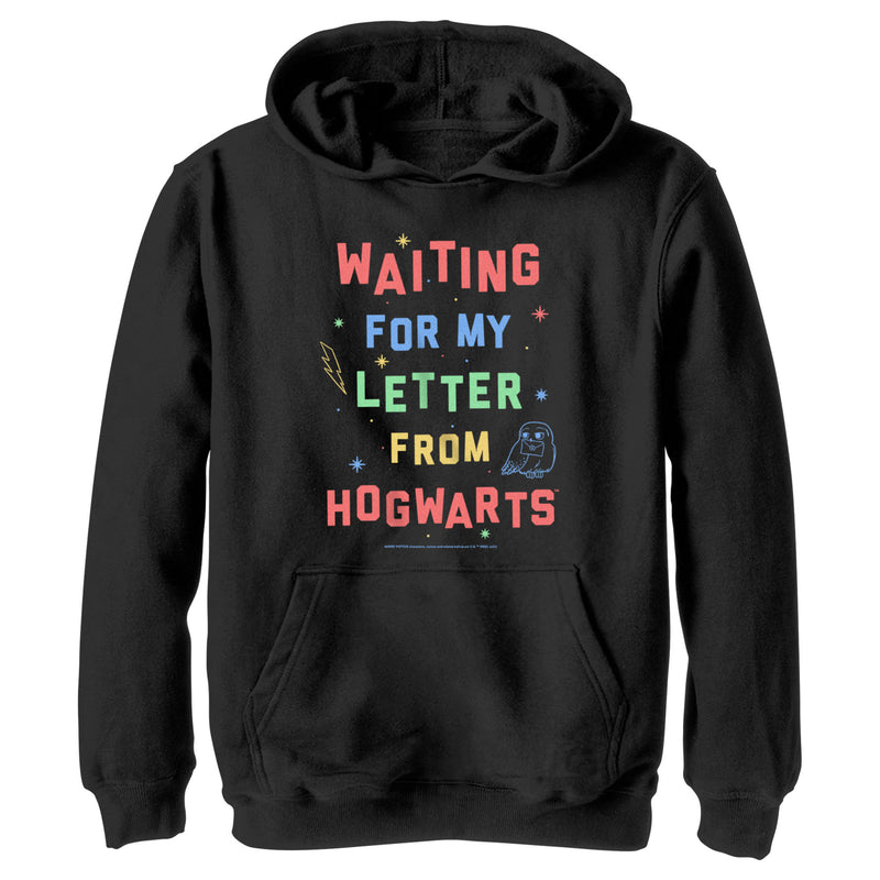 Boy's Harry Potter Waiting for my Letter from Hogwarts Pull Over Hoodie