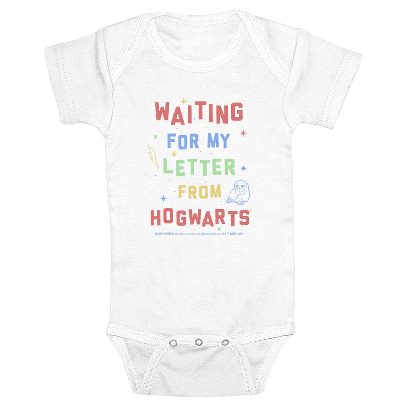 Infant's Harry Potter Hogwarts Letter Onesie