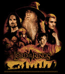 Men's The Lord of the Rings Fellowship of the Ring Character Poster T-Shirt