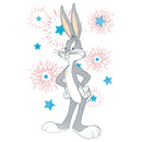 Men's Looney Tunes Bugs Bunny Stars and Fireworks T-Shirt