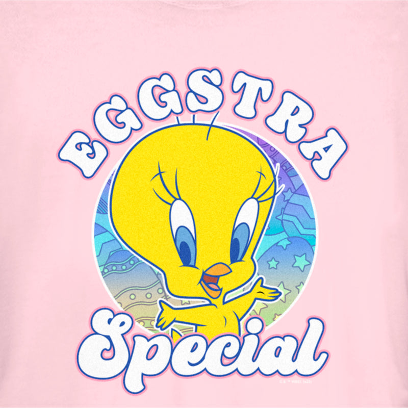 Junior's Looney Tunes Easter Eggstar Special Tweety T-Shirt