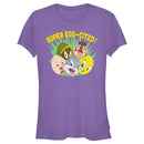 Junior's Looney Tunes Super Egg-Cited Group Portrait T-Shirt