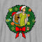 Boy's Scooby Doo Christmas Shaggy and Scooby Wreath T-Shirt
