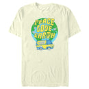 Men's Scooby Doo Peace Love Earth T-Shirt