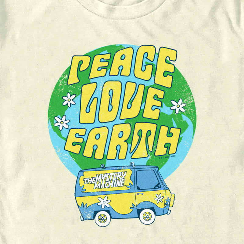 Men's Scooby Doo Peace Love Earth T-Shirt