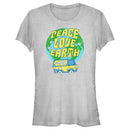 Junior's Scooby Doo Peace Love Earth T-Shirt