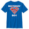 Boy's Superman Birthday Boy Super Logo T-Shirt