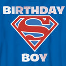 Boy's Superman Birthday Boy Super Logo T-Shirt