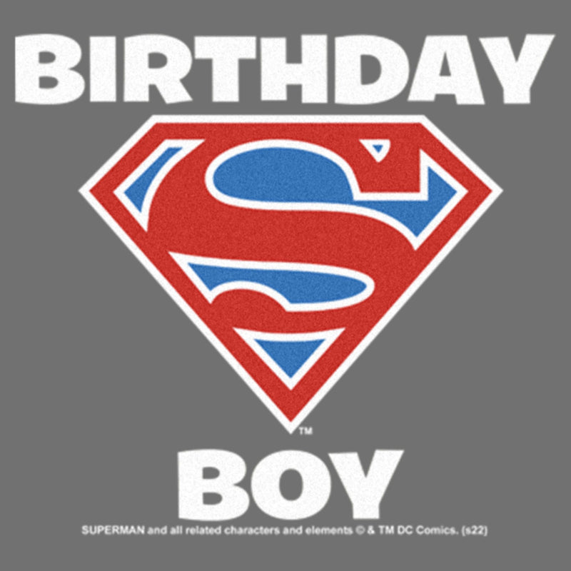 Infant's Superman Birthday Boy Logo Onesie