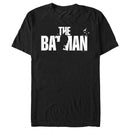 Men's The Batman Black and White Silhouette T-Shirt