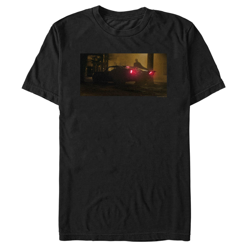 Men's The Batman Batmobile Poster T-Shirt