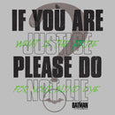 Men's The Batman If You Are Justice Do Not Lie T-Shirt