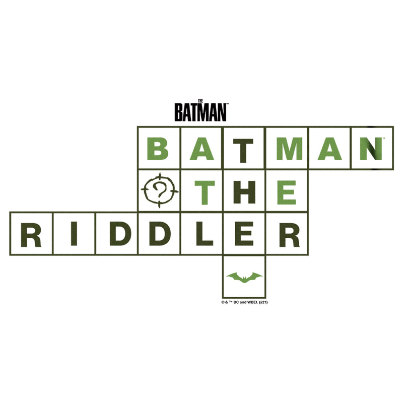 Men's The Batman Riddler Crossword Puzzle T-Shirt