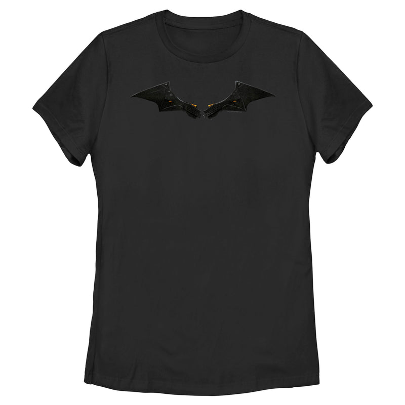 Women's The Batman Black Armor Batarang T-Shirt