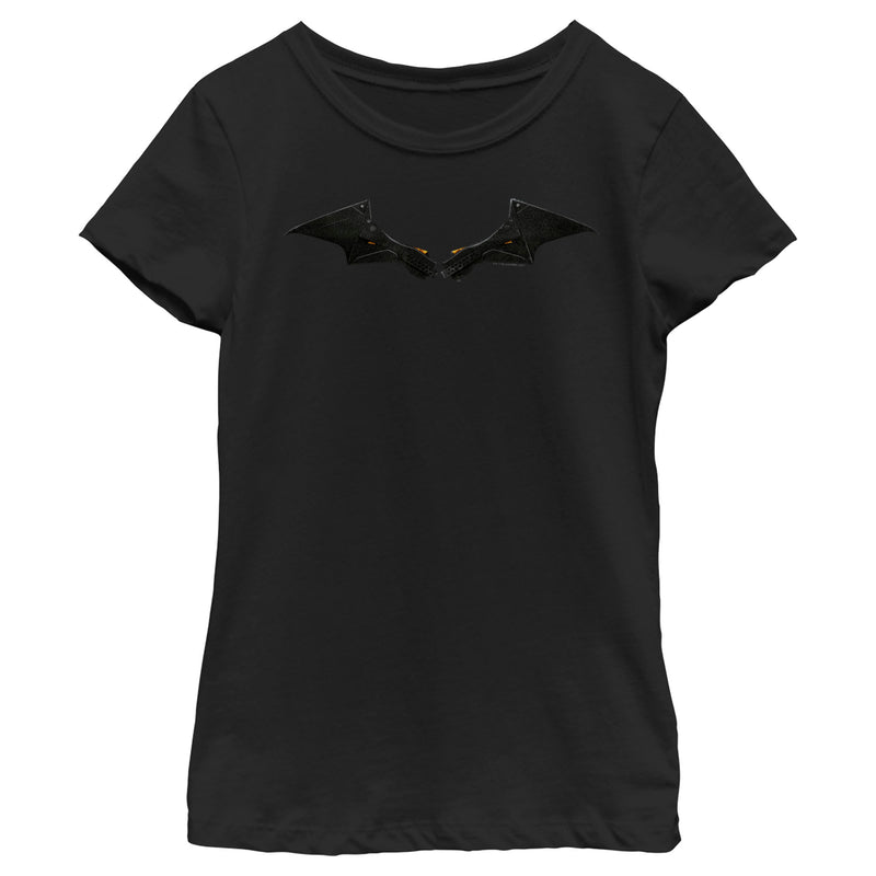 Girl's The Batman Black Armor Batarang T-Shirt