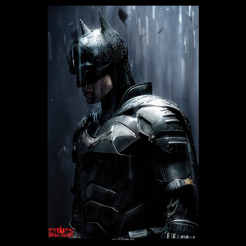 Men's The Batman In the Rain Poster T-Shirt