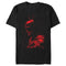 Men's The Batman Red Rain Side Profile Picture T-Shirt