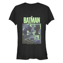 Junior's The Batman Dark Knight and Catwoman Panels T-Shirt