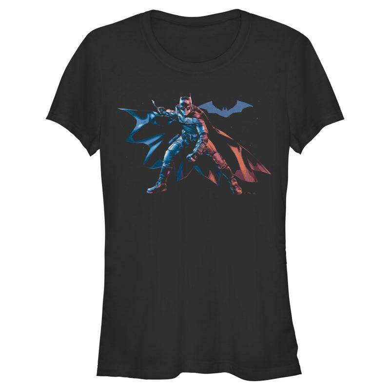 Junior's The Batman Hero Pose T-Shirt