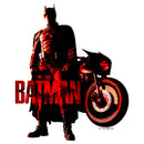 Girl's The Batman Red Batcycle T-Shirt