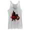 Women's The Batman Red Batcycle Racerback Tank Top