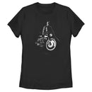 Women's The Batman Batcycle in the Shadows T-Shirt