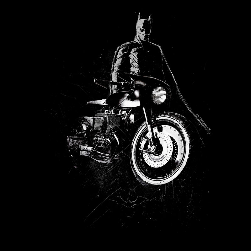 Boy's The Batman Batcycle in the Shadows T-Shirt