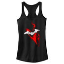 Junior's The Batman Artistic Red & White Graffiti Racerback Tank Top