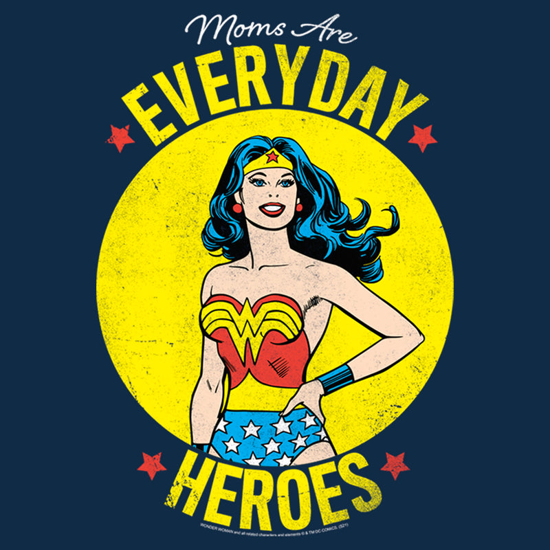 Men's Wonder Woman Moms Are Everyday Heroes Long Sleeve Shirt
