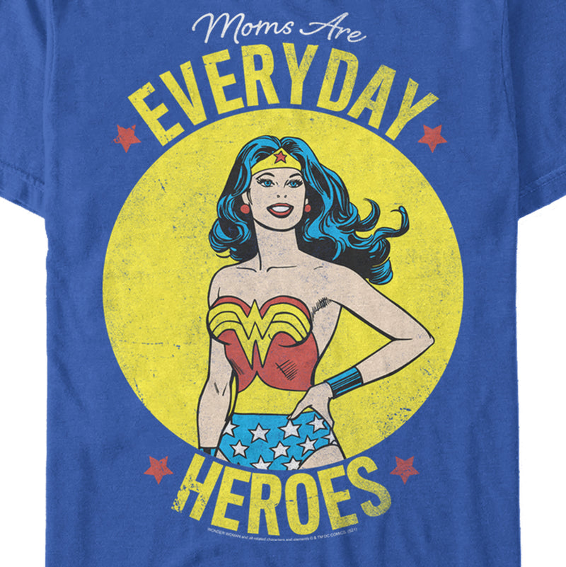 Men's Wonder Woman Moms Are Everyday Heroes T-Shirt