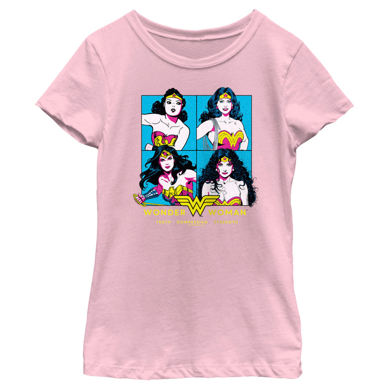 Girl's Wonder Woman Strongest Woman T-Shirt