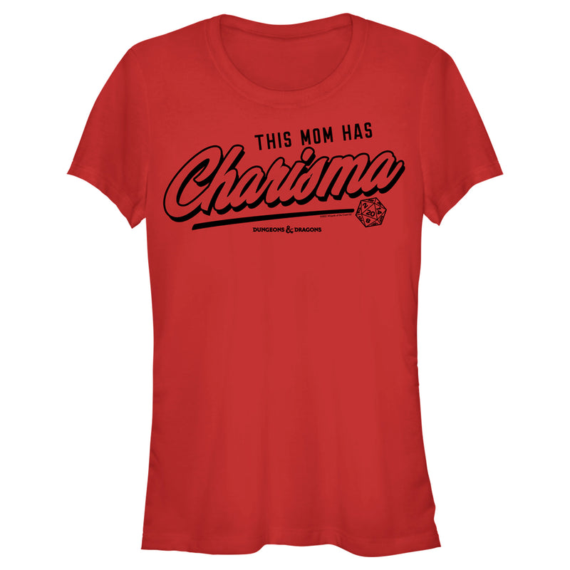 Junior's Dungeons & Dragons This Mom Has Charisma T-Shirt