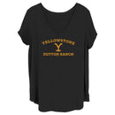 Women's Yellowstone Large Dutton Ranch Brand T-Shirt