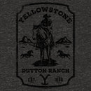 Men's Yellowstone Dutton Ranch Est. 1886 Ticket T-Shirt