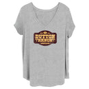 Women's Yellowstone Distressed Dutton Ranch Montana Est 1886 Logo T-Shirt