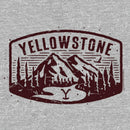 Women's Yellowstone Brown Dutton Ranch Montana Landscape Scenery T-Shirt