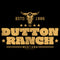 Junior's Yellowstone Small Cow Skull Dutton Ranch Logo ESTD 1886 Sweatshirt
