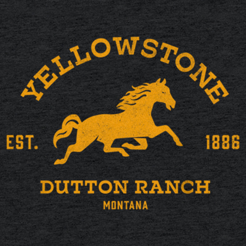 Women's Yellowstone Dutton Ranch Horse Logo Racerback Tank Top