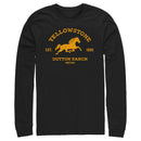 Men's Yellowstone Dutton Ranch Horse Logo Long Sleeve Shirt