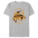 Men's Yellowstone Born to Ranch Dutton Silhouette T-Shirt