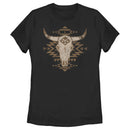 Women's Yellowstone Large Tribal Skull T-Shirt