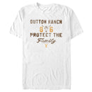 Men's Yellowstone Dutton Ranch 86 Protect the Family T-Shirt