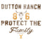 Men's Yellowstone Dutton Ranch 86 Protect the Family T-Shirt