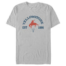 Men's Yellowstone Distressed Rider Silhouette Est. 1886 T-Shirt