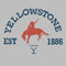 Men's Yellowstone Distressed Rider Silhouette Est. 1886 T-Shirt