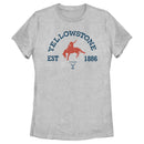 Women's Yellowstone Distressed Rider Silhouette Est. 1886 T-Shirt