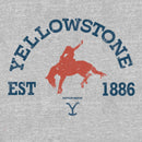 Women's Yellowstone Distressed Rider Silhouette Est. 1886 T-Shirt