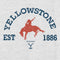 Women's Yellowstone Distressed Rider Silhouette Est. 1886 Racerback Tank Top